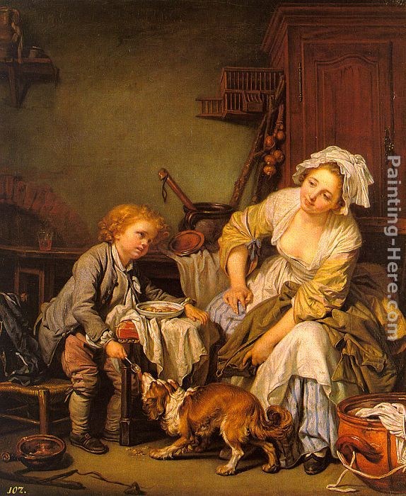 Jean Baptiste Greuze The Spoiled Child